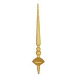 Vickerman M183437G 18" Honey Gold Glitter Cupola Finial