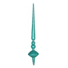 Vickerman M183442G 18" Teal Glitter Cupola Finial