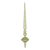 Vickerman M183454G 18" Celadon Glitter Cupola Finial