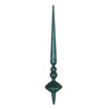 Vickerman M183462G 18" Sea Blue Glitter Cupola Finial