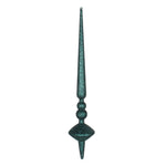 Vickerman M183462G 18" Sea Blue Glitter Cupola Finial