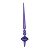 Vickerman M183466G 18" Purple Glitter Cupola Finial