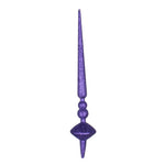 Vickerman M183466G 18" Purple Glitter Cupola Finial