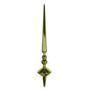 Vickerman M183473S 18" Lime Shiny Cupola Finial Ornament Pack Of 2 Pack Of 2
