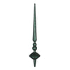 Vickerman M183474G 18" Midnight Green Glitter Cupola Finial