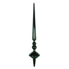 Vickerman M183474S 18" Midnight Green Shiny Cupola Finial