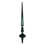 Vickerman M183474S 18" Midnight Green Shiny Cupola Finial