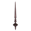 Vickerman M183475G 18" Chocolate Glitter Cupola Finial
