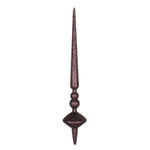 Vickerman M183475G 18" Chocolate Glitter Cupola Finial