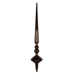 Vickerman M183475S 18" Chocolate Shiny Cupola Finial
