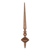 Vickerman M183476G 18" Mocha Glitter Cupola Finial