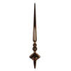 Vickerman M183476S 18" Mocha Shiny Cupola Finial
