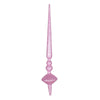 Vickerman M183479G 18" Pink Glitter Cupola Finial
