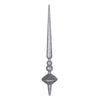 Vickerman M183487G 18" Pewter Glitter Cupola Finial