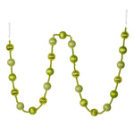 Vickerman M183573 6' Lime Stripe Ball Ornament Christmas Garland