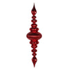 Vickerman M183803 41" Red Shiny Finial Ornament
