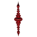 Vickerman M183803 41" Red Shiny Finial Ornament