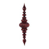 Vickerman M183865 41" Burgundy Shiny Finial Ornament