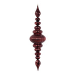 Vickerman M183865 41" Burgundy Shiny Finial Ornament