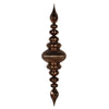 Vickerman M183876 41" Mocha Shiny Finial.