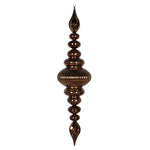 Vickerman M183876 41" Mocha Shiny Finial.