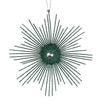 Vickerman M184524 6.5" Emerald Snowflake Burst Glitter Christmas Ornament 6 Per Bag