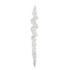Vickerman M188200 10" Clear Icicle Christmas Ornament 6 Per Bag