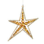 Vickerman M189058 6" Rose Gold Jewel Metal Sea Star Christmas Ornament