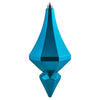Vickerman MC191012D 8" Turquoise Candy Finish Diamond Finial Ornament Pack Of 2