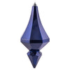 Vickerman MC191022D 8" Cobalt Blue Candy Finish Diamond Finial Ornament Pack Of 2