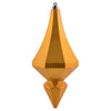 Vickerman MC191030D 8" Antique Gold Candy Finish Diamond Finial Ornament Pack Of 2