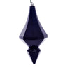 Vickerman MC191031D 8" Midnight Blue Candy Finish Diamond Finial Ornament Pack Of 2