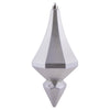Vickerman MC191034D 8" Lilac Candy Finish Diamond Finial Ornament Pack Of 2
