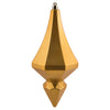 Vickerman MC191037D 8" Honey Gold Candy Finish Diamond Finial Ornament Pack Of 2