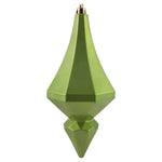 Vickerman MC191054D 8" Celadon Candy Finish Diamond Finial Ornament Pack Of 2