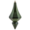 Vickerman MC191064D 8" Moss Green Candy Finish Diamond Finial Ornament Pack Of 2