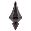 Vickerman MC191084D 8" Gunmetal Candy Finish Diamond Finial Ornament Pack Of 2