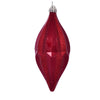 Vickerman MC191103D 10" Red Candy Glitter Shuttle Christmas Ornament Pack Of 2
