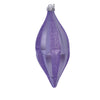 Vickerman MC191134D 10" Lilac Candy Glitter Shuttle Christmas Ornament Pack Of 2