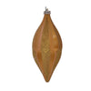 Vickerman MC191137D 10" Honey Gold Candy Glitter Shuttle Christmas Ornament Pack Of 2