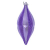 Vickerman MC191186D 10" Lavender Candy Glitter Shuttle Christmas Ornament Pack Of 2