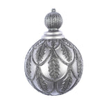 Vickerman MC193184 8" Gunmetal Antique Holly Drop Christmas Ornament