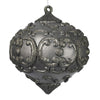 Vickerman MC194384 6" Gunmetal Antique Glitter Christmas Ornament