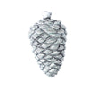 Vickerman MC194625 5.5" Limestone Antique Pinecone Christmas Ornament Set Of 3