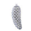 Vickerman MC194784 8" Gunmetal Antique Pinecone  Christmas Ornament Pack Of 2