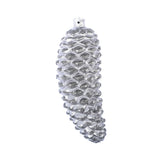 Vickerman MC194784 8" Gunmetal Antique Pinecone  Christmas Ornament Pack Of 2