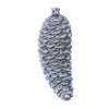 Vickerman MC194787 8" Pewter Antique Pinecone Ornament
