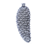 Vickerman MC194787 8" Pewter Antique Pinecone Ornament