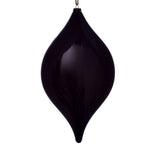 Vickerman MC197426 11.5" Plum Wood Grain Drop Ornament