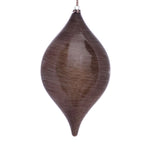 Vickerman MC197487 11.5" Pewter Wood Grain Drop Ornament